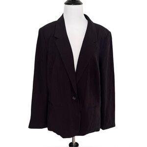 NWT Kensie Rebekah Blazer in Black XL
